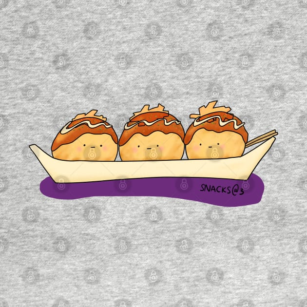 The Takoyaki Triplets by Snacks At 3